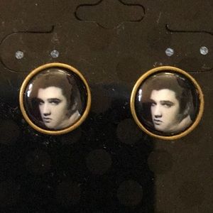 Elvis Post Earrings